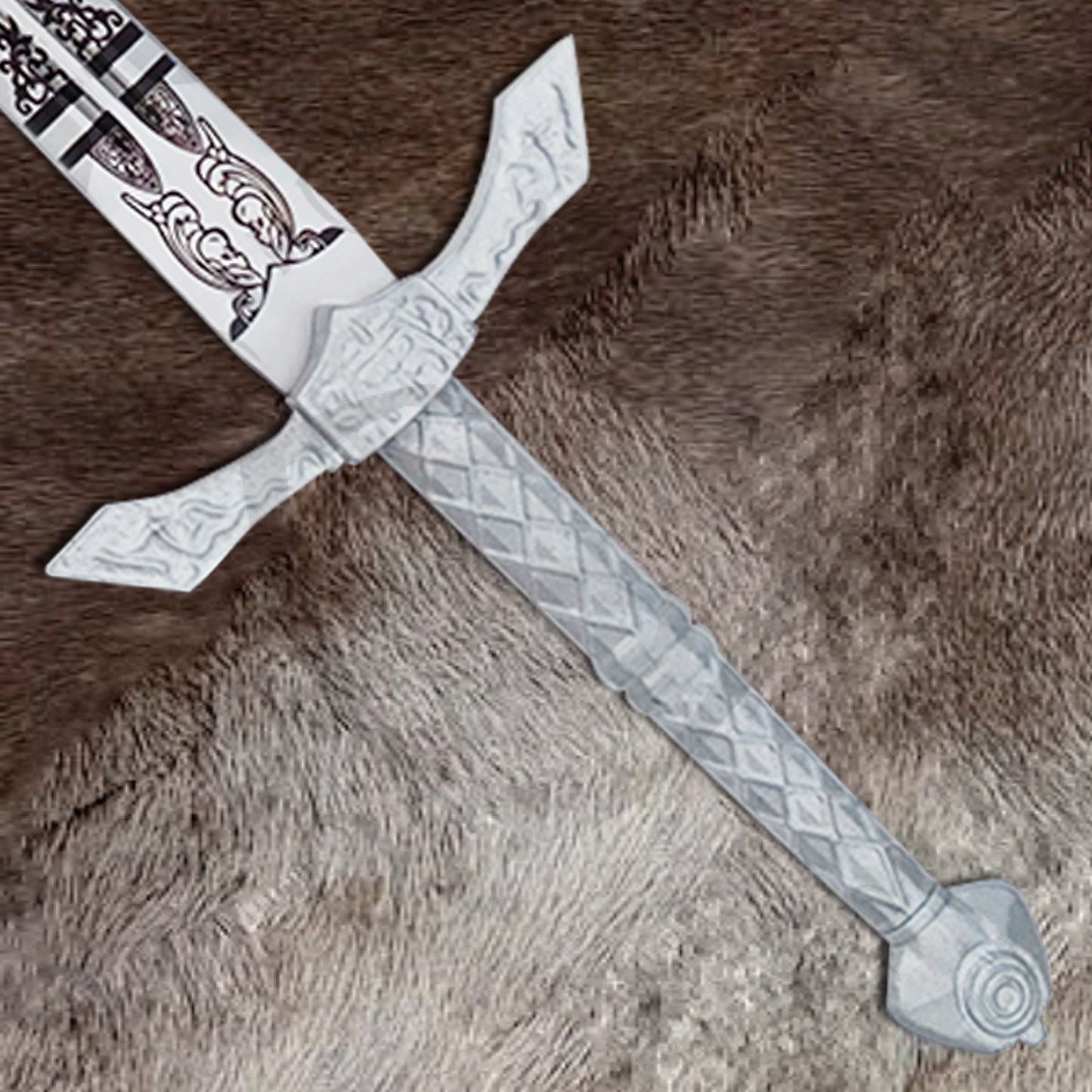 Elden Ring Greatsword Banished Knight's Sword with Wall Plaque and Scabbard