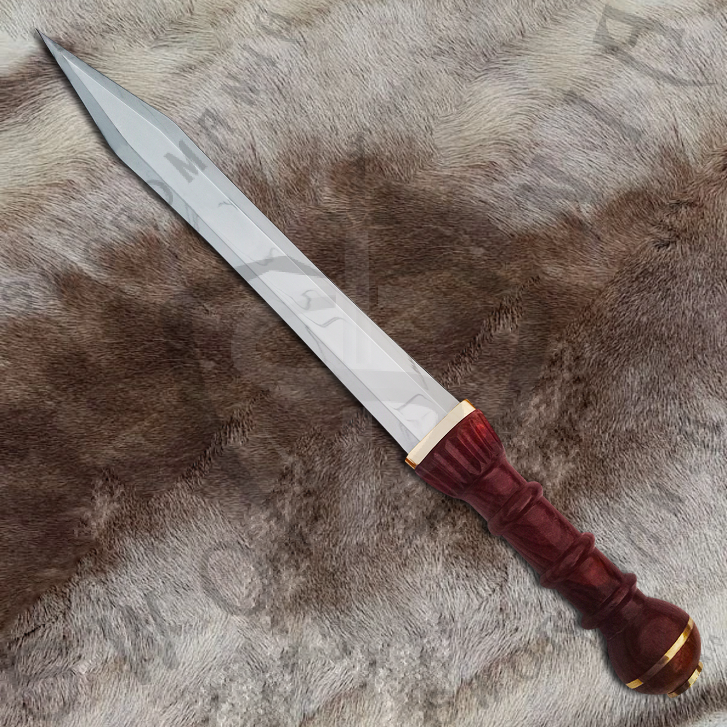 Gladiator II Roman Maximus Short Sword with Wall Plaque and Scabbard