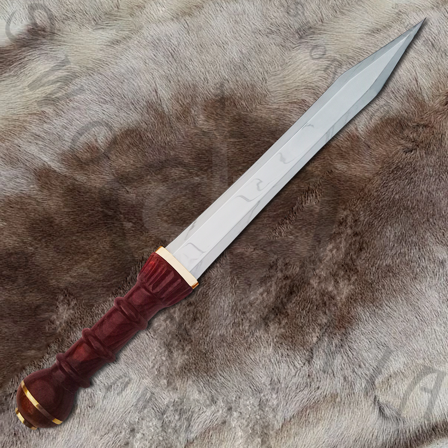 Gladiator II Roman Maximus Short Sword with Wall Plaque and Scabbard