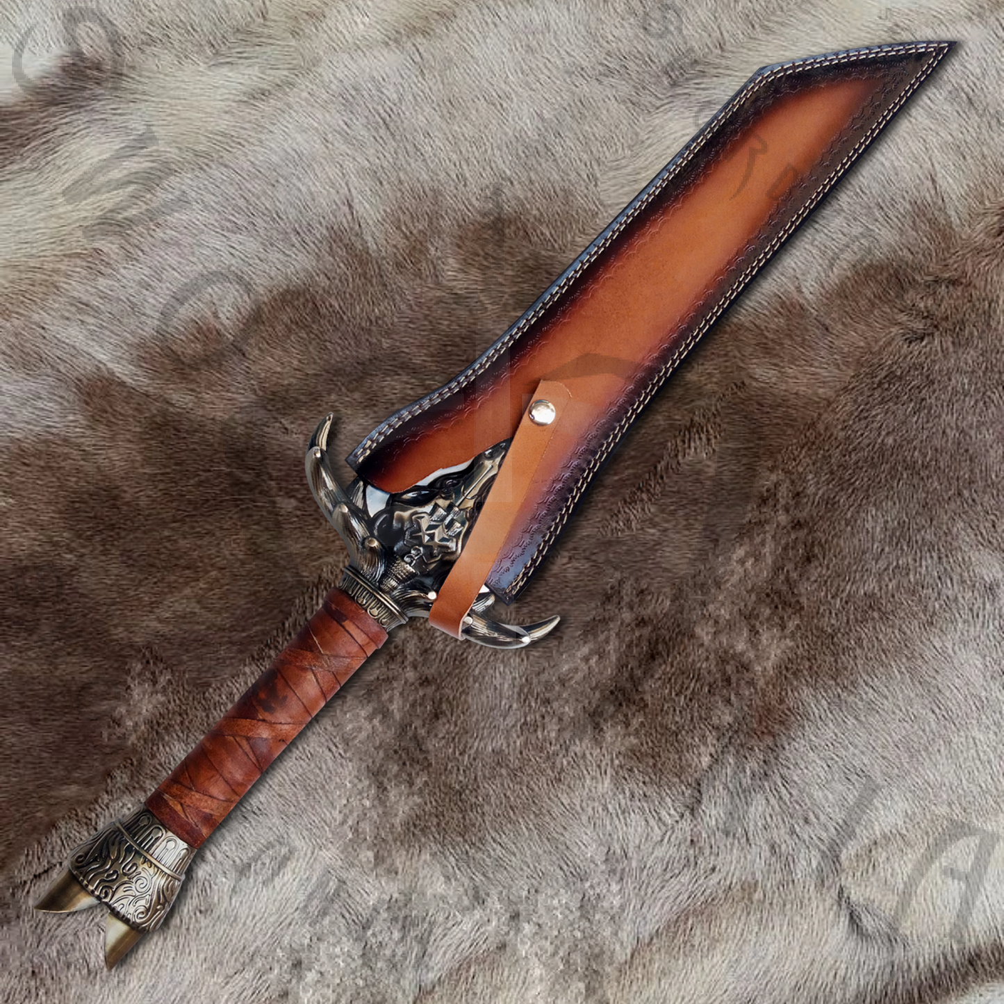 Conan The Barbarian Father Broken Sword of Conan with Wall Plaque and Scabbard