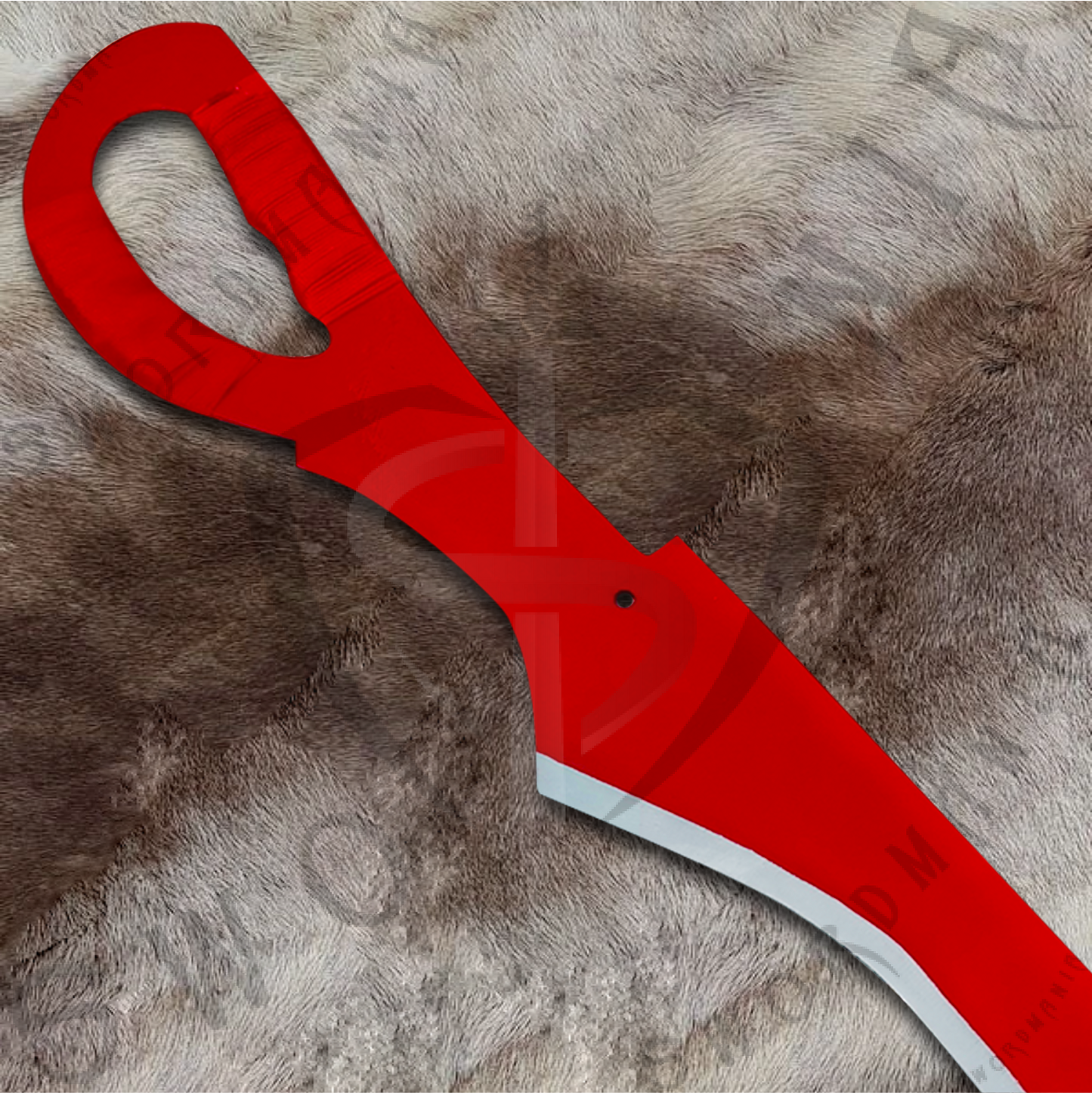 Kill La Kill Red Scissor Blades of Ryuko Matoi Set with Plaque and Scabbard