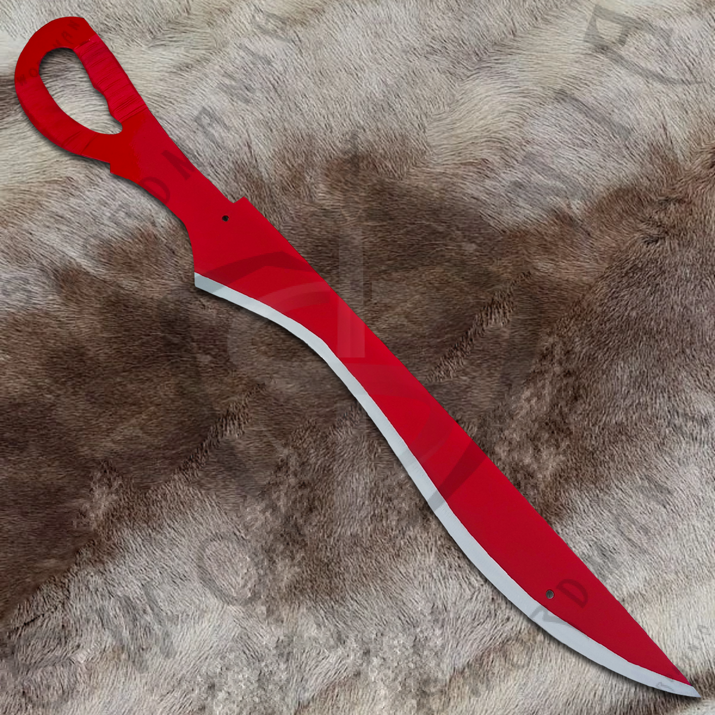 Kill La Kill Red Scissor Blades of Ryuko Matoi Set with Plaque and Scabbard