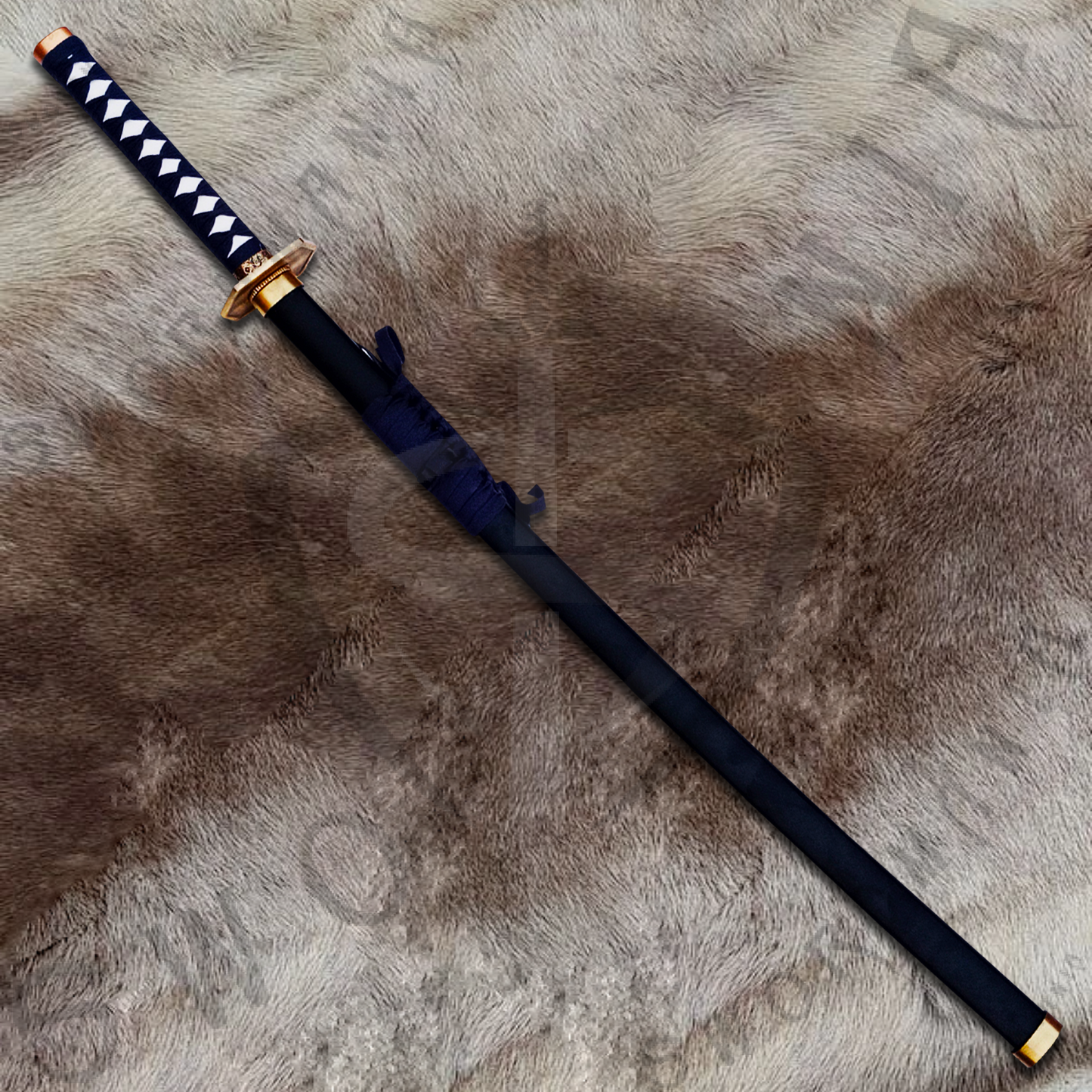Bleach Kyoka Suigetsu Zanpakuto of Sosuke Aizen Sword with Wall Plaque and Scabbard