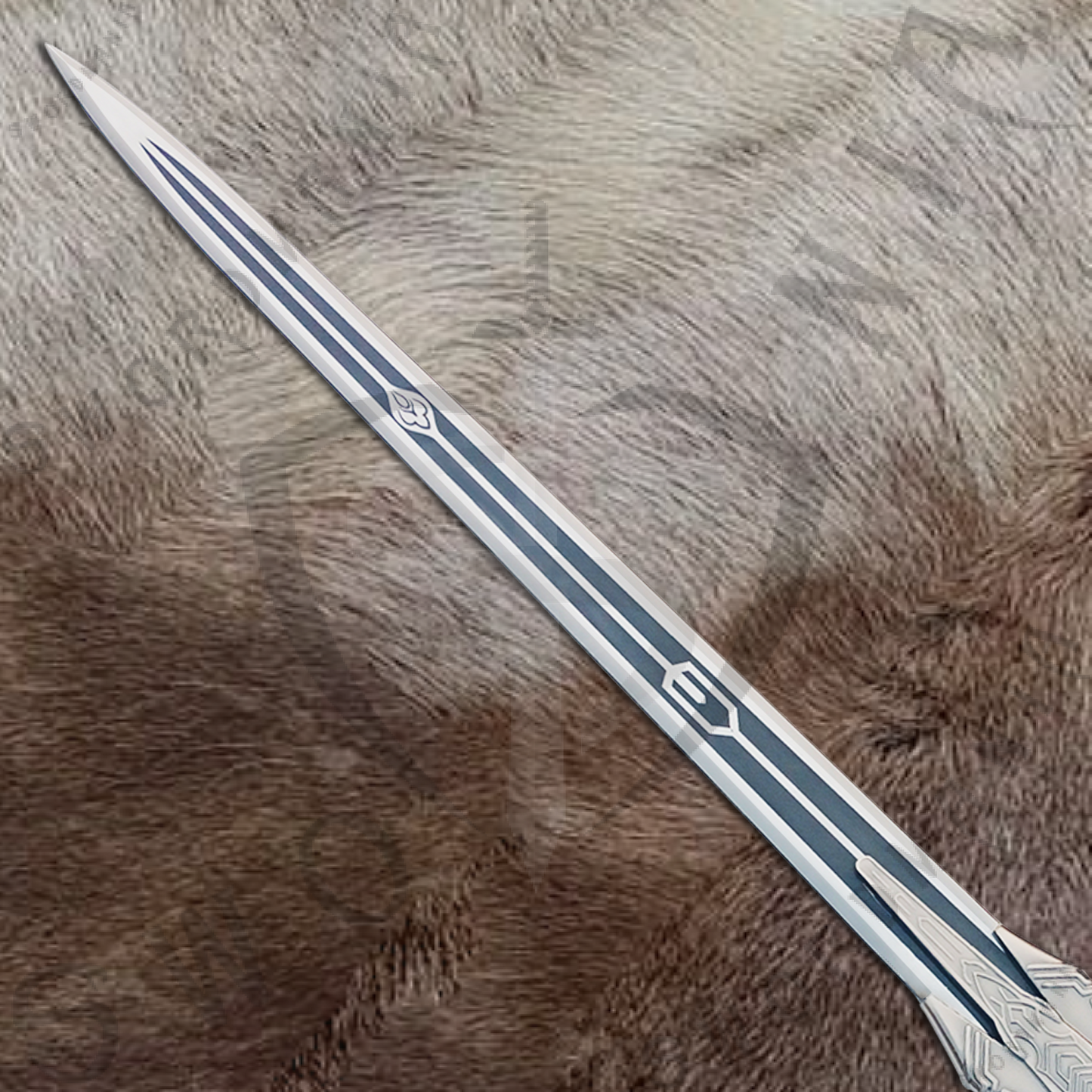 Dark Souls Moonlight Greatsword of Artorias with Wall Plaque and Sheath