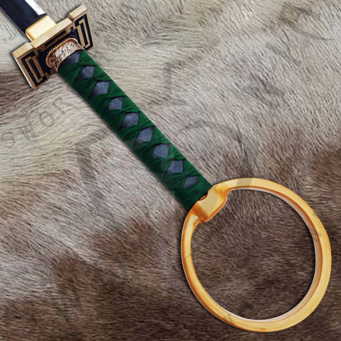Bleach Sakanade Zanpakuto Shinji Hirako's Sword with Wall Plaque and Scabbard