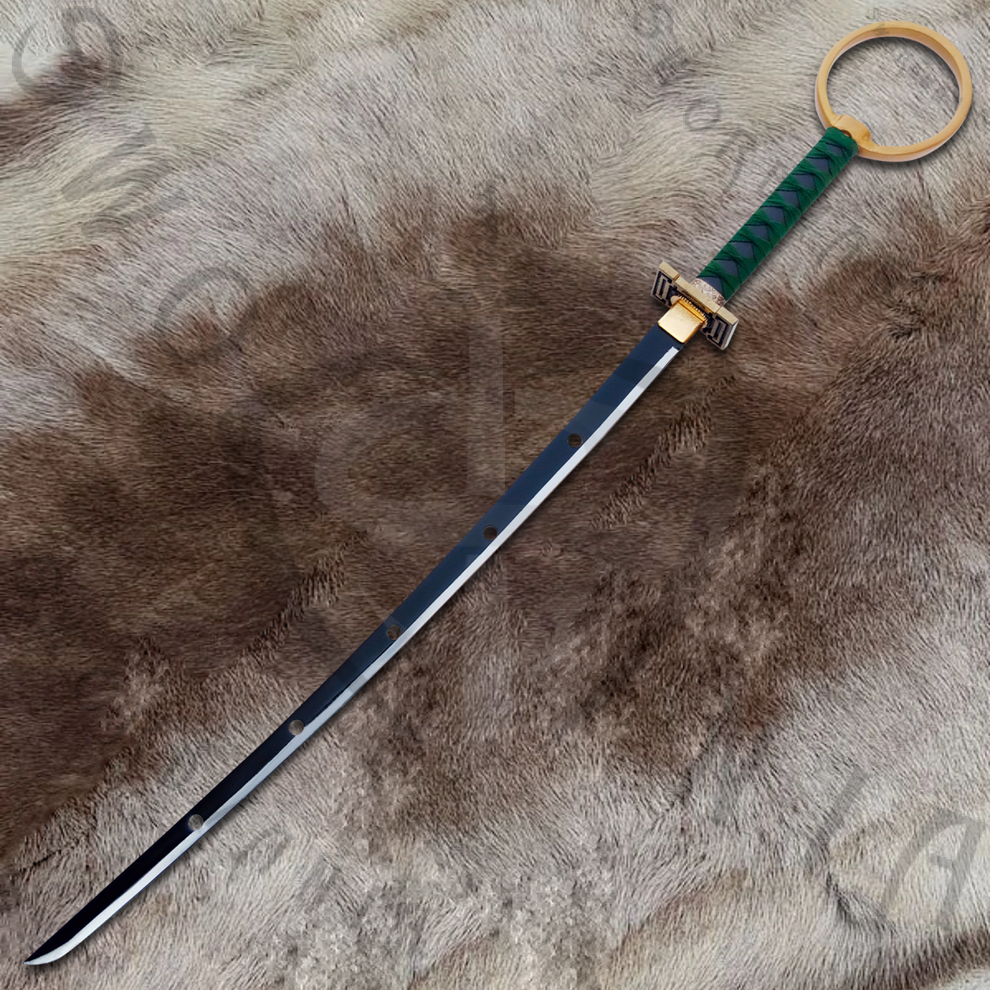 Bleach Sakanade Zanpakuto Shinji Hirako's Sword with Wall Plaque and Scabbard