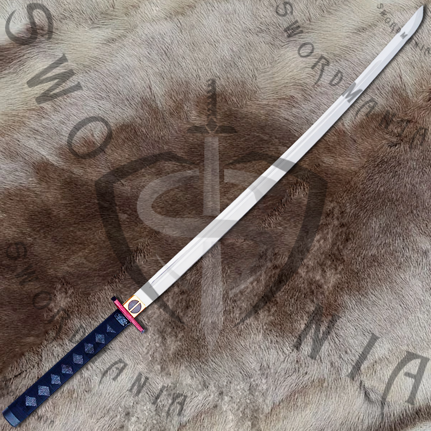 Deadpool Bea and Arthur Pair Katana Swords Set with Plaque and Scabbard