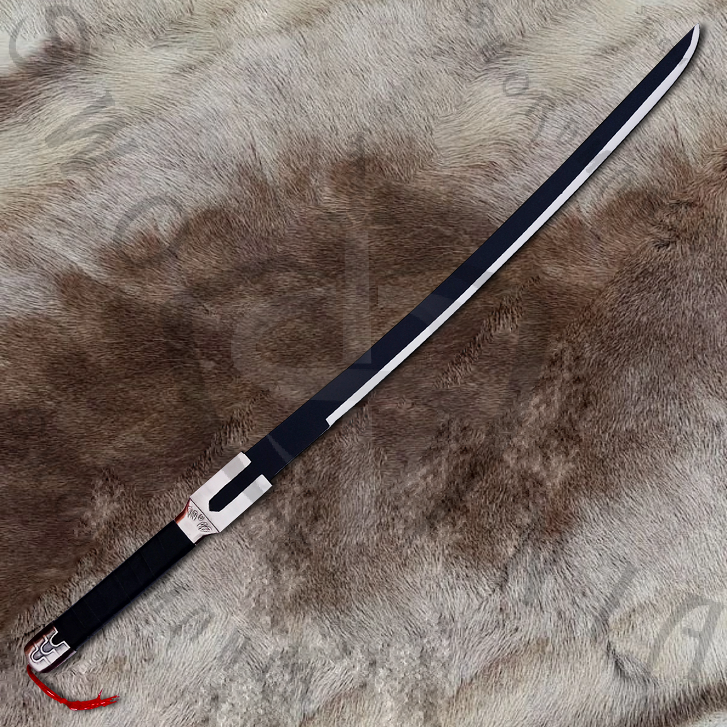 Bleach Benihime Zanpakuto of Kisuke Urahara Sword with Wall Plaque and Scabbard
