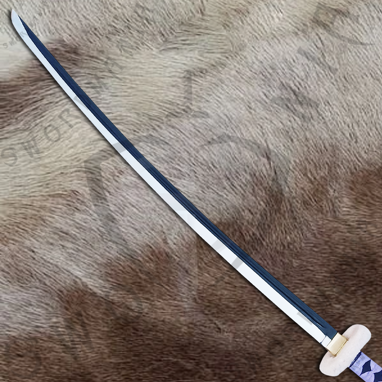 One Piece Kikoku of Trafalgar Law's Sword with Wall Plaque and Scabbard