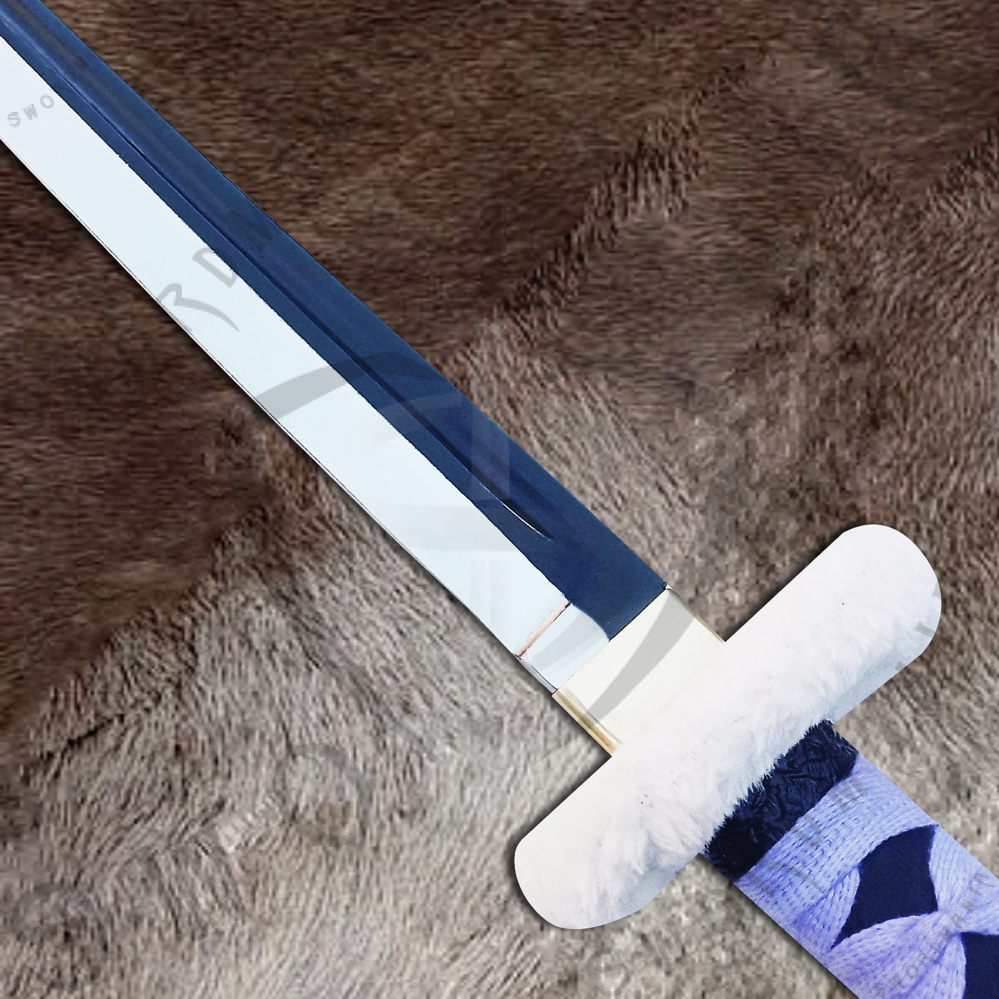 One Piece Kikoku of Trafalgar Law's Sword with Wall Plaque and Scabbard