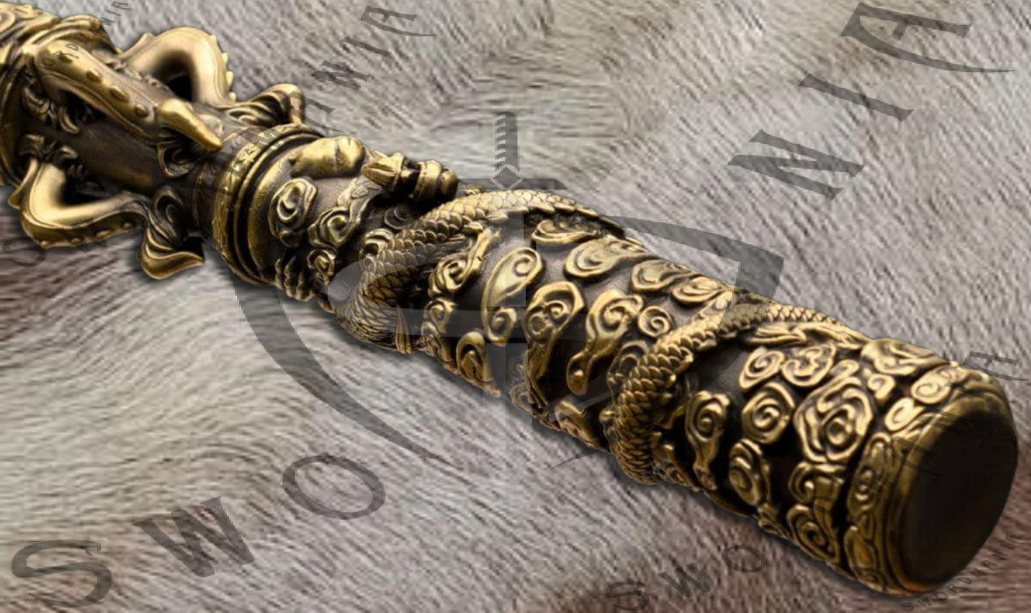 Black Myth Wukong Ruyi Jingu Staff of Monkey King Sun with Wall Plaque