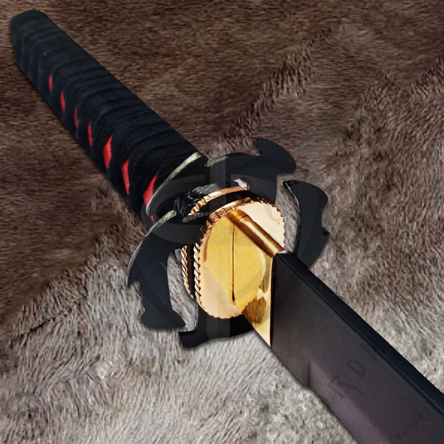 Bleach Tensa Zangetsu of Ichigo Kurosaki Sword with Wall Plaque and Scabbard