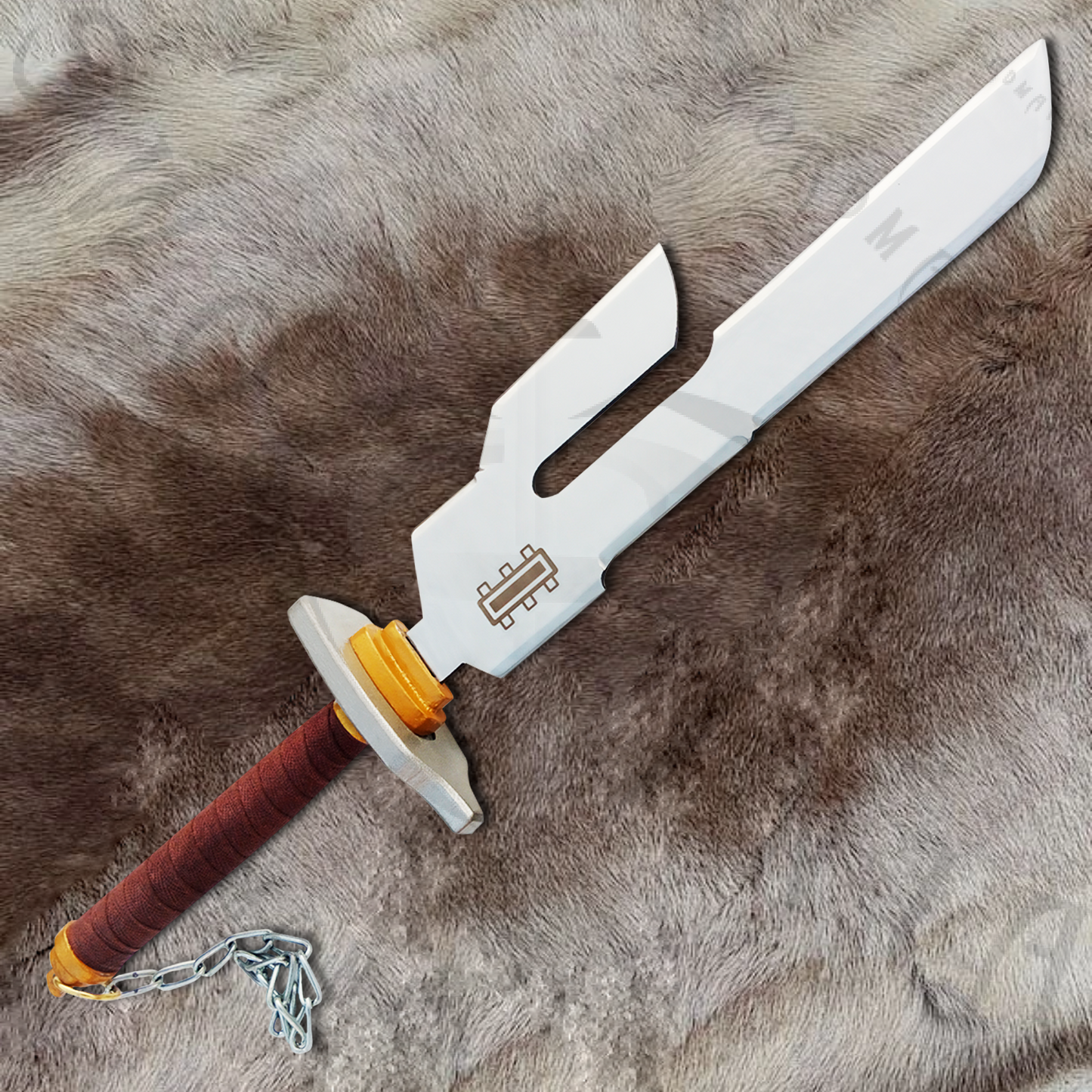 Jujutsu Kaisen Toji Inverted Spear of Heaven Dagger with Plaque and Scabbard