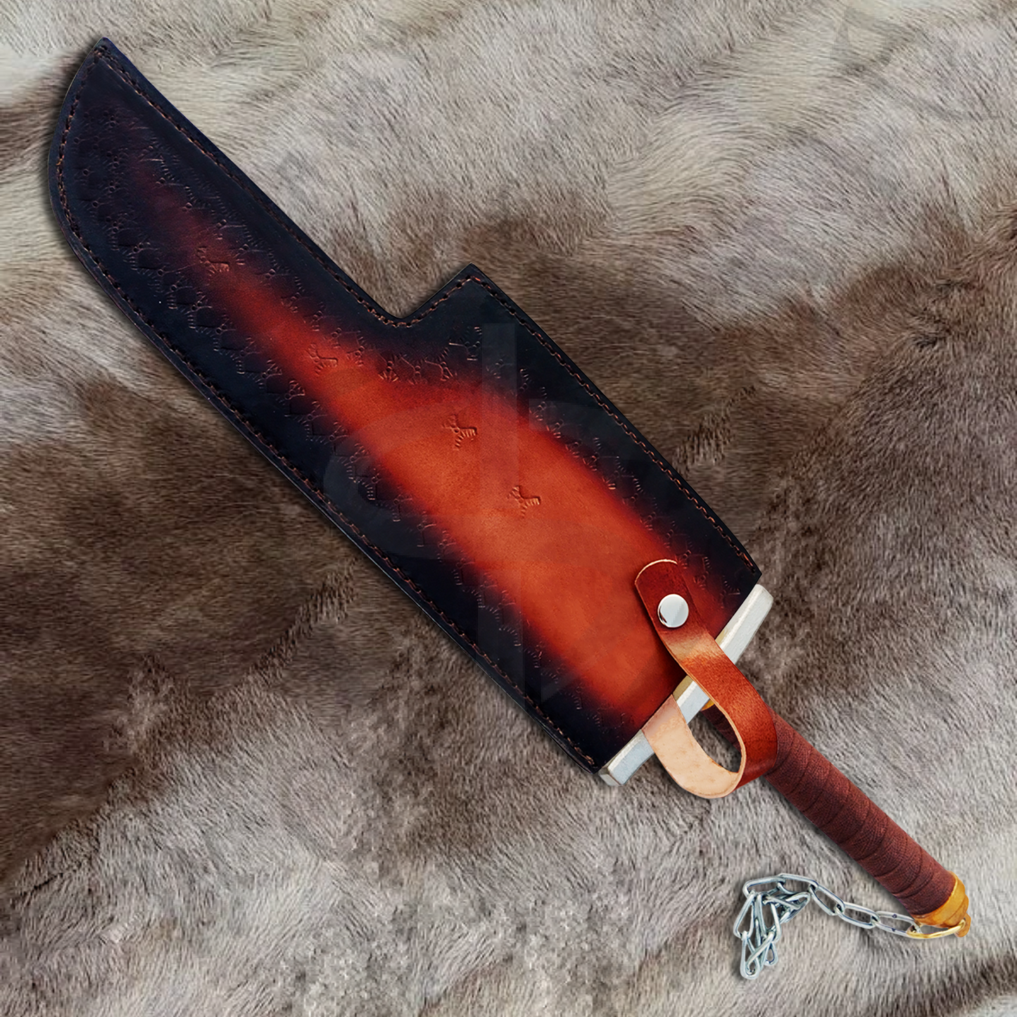 Jujutsu Kaisen Toji Inverted Spear of Heaven Dagger with Plaque and Scabbard