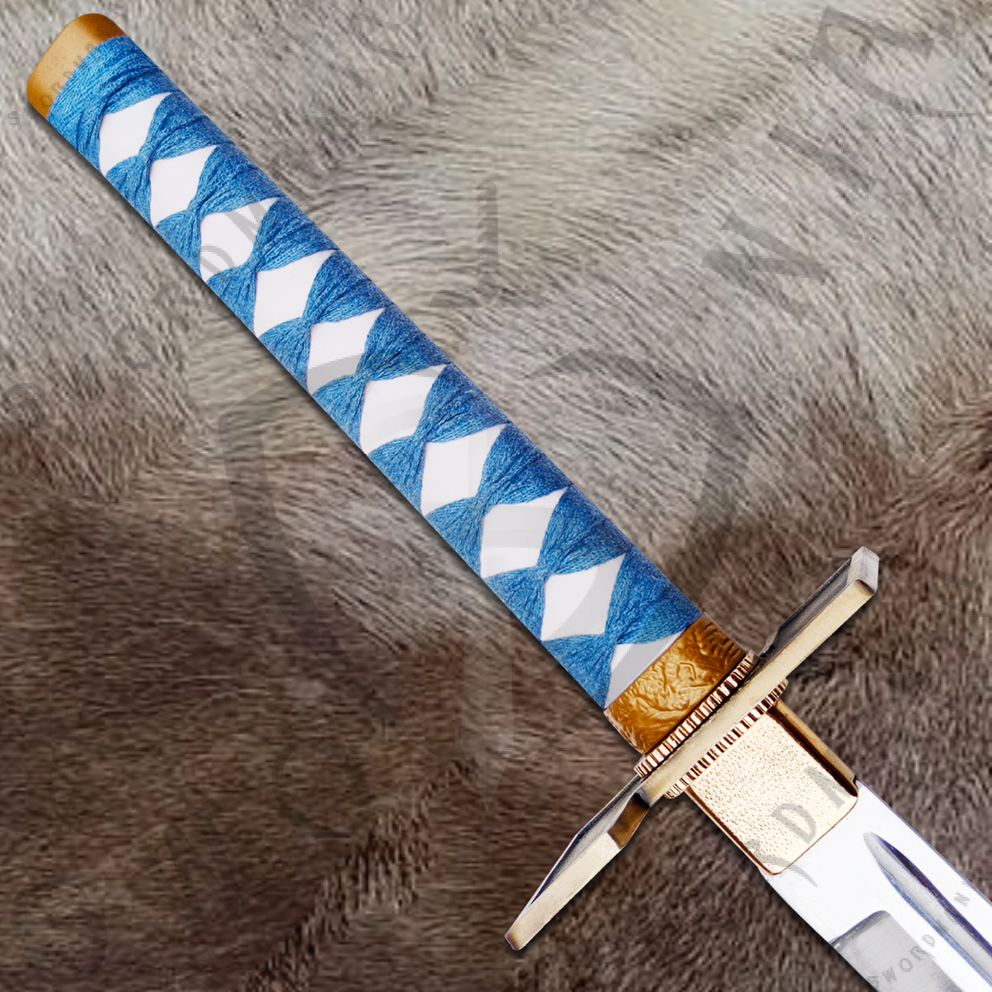 Bleach Pantera Zanpakuto Grimmjow's Sword with Wall Plaque and Scabbard