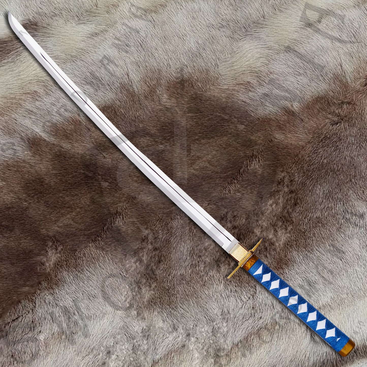 Bleach Pantera Zanpakuto Grimmjow's Sword with Wall Plaque and Scabbard