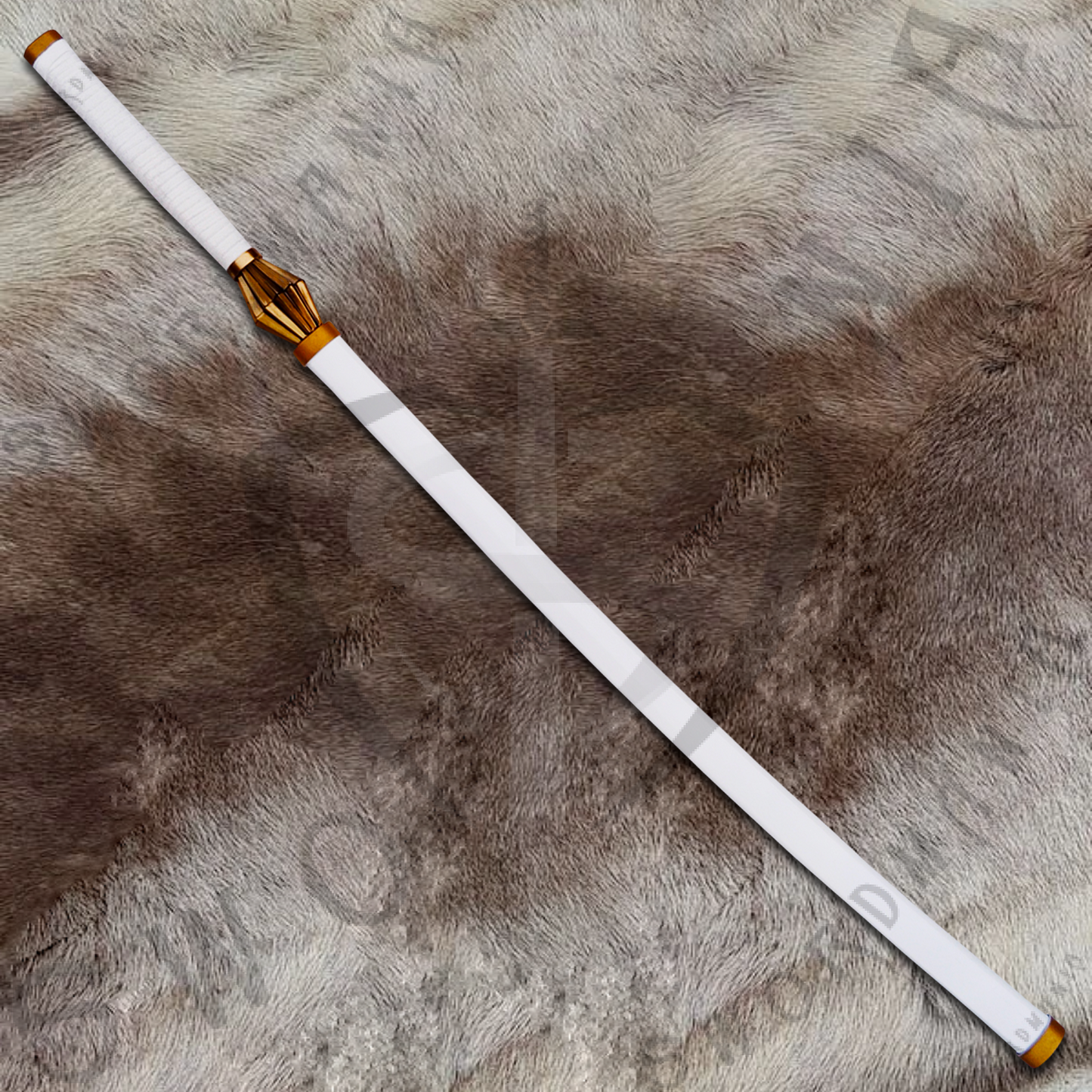 Bleach Nozarashi Zanpakuto of Kenpachi Zaraki Sword with Wall Plaque and Scabbard