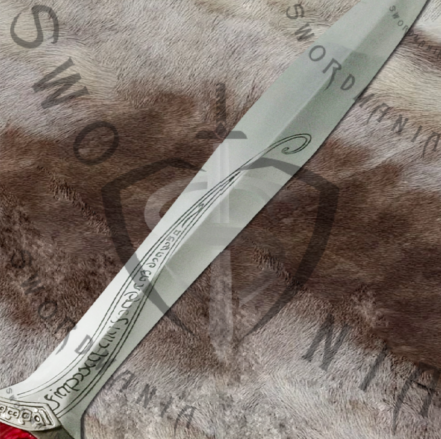 LOTR Sting Sword of Frodo Baggins with Wall Plaque and Scabbard-SM523