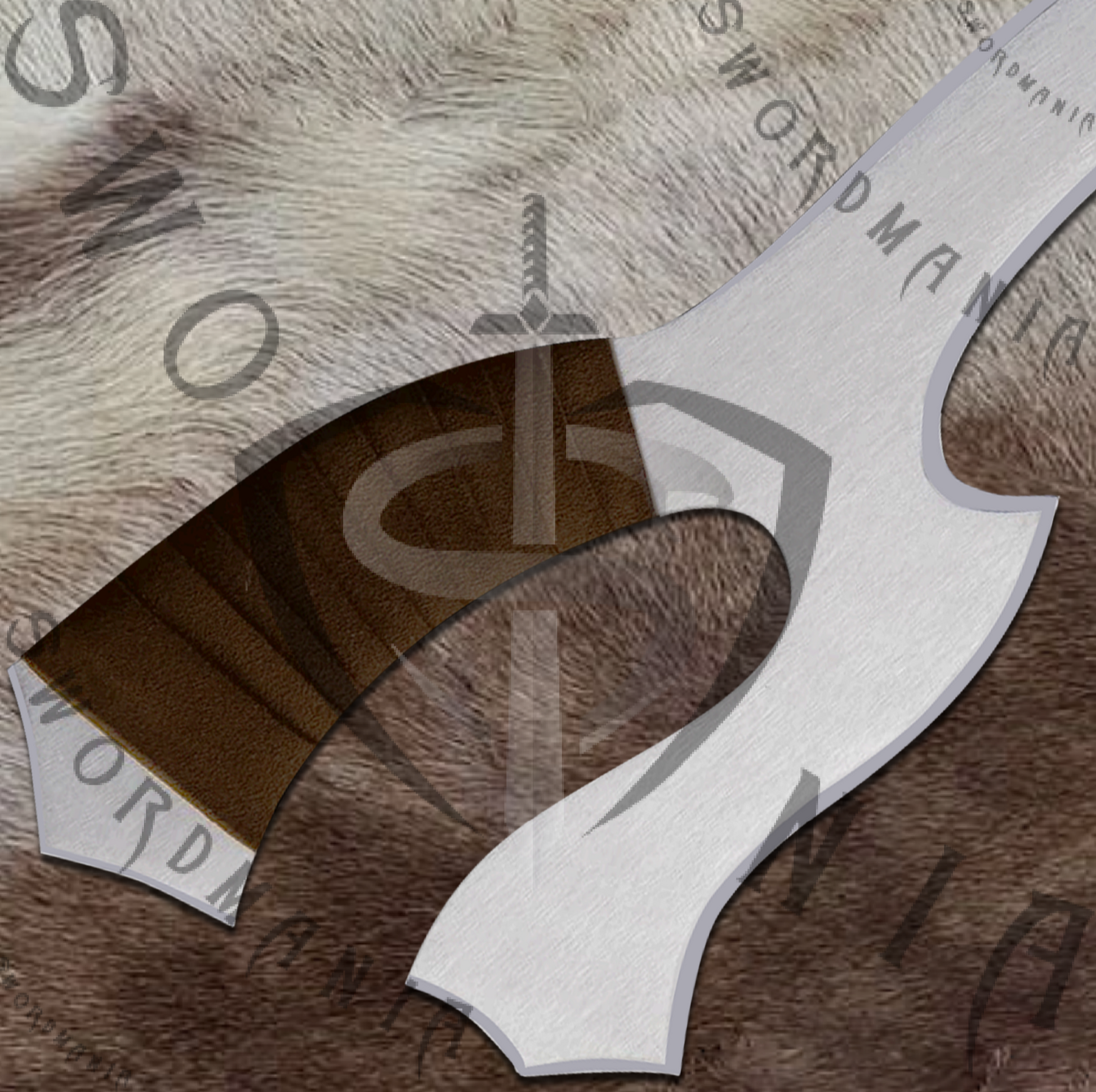 Mek'leth Knife  handle has leather wrapping on it, offering better grip and practicality while using.
