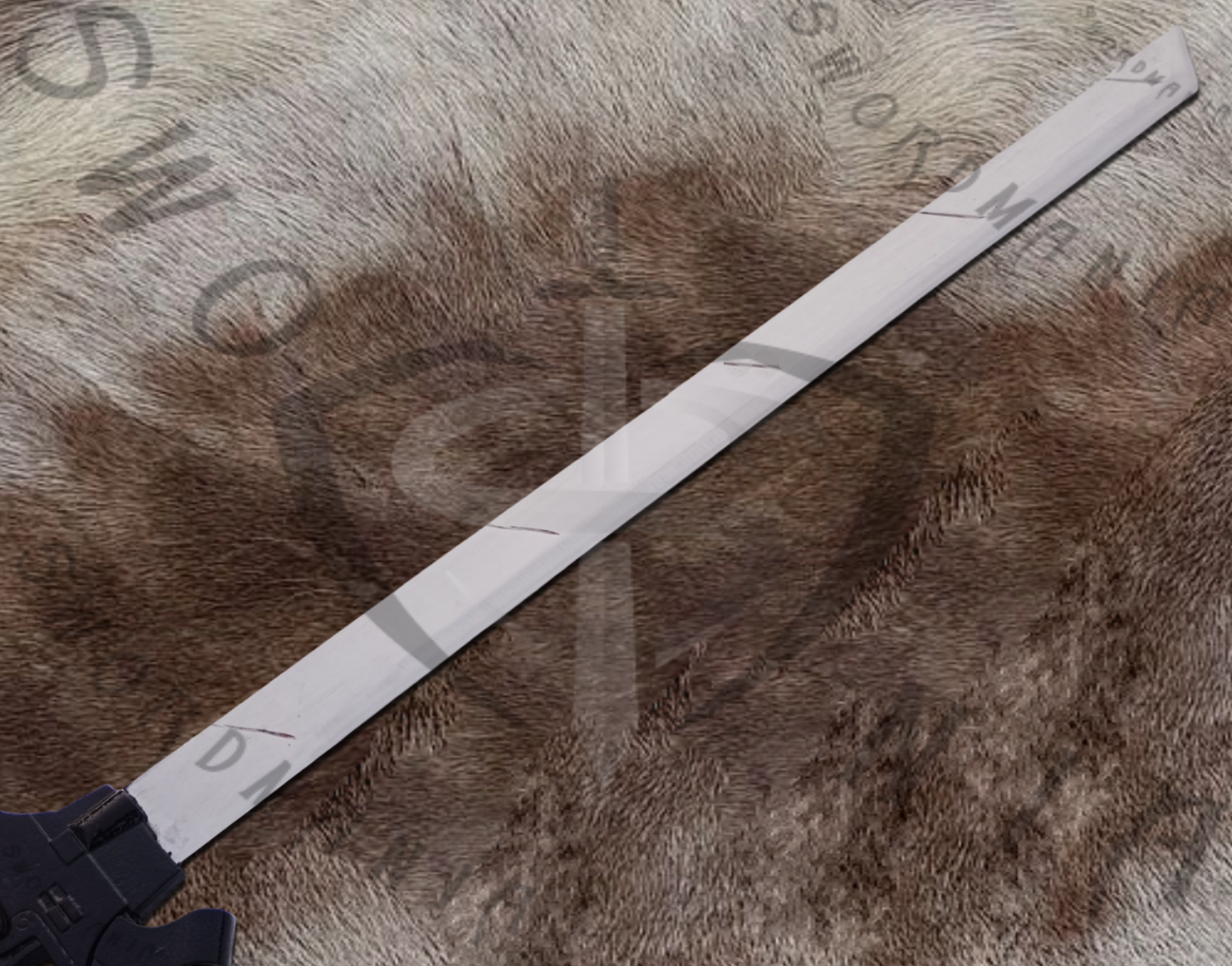 Attack on Titan Gear Blade Ultrahard Sword of Eren Yeager with Plaque and Scabbard