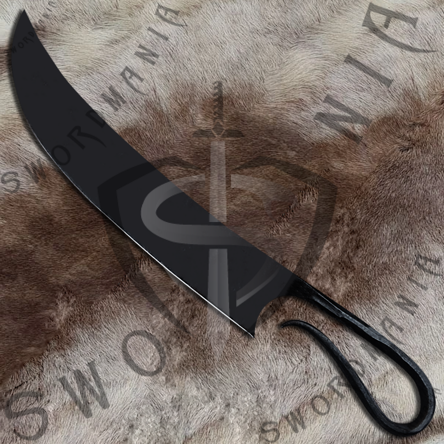 Elden Ring Butchering knife with Plaque and Scabbard- SM4112