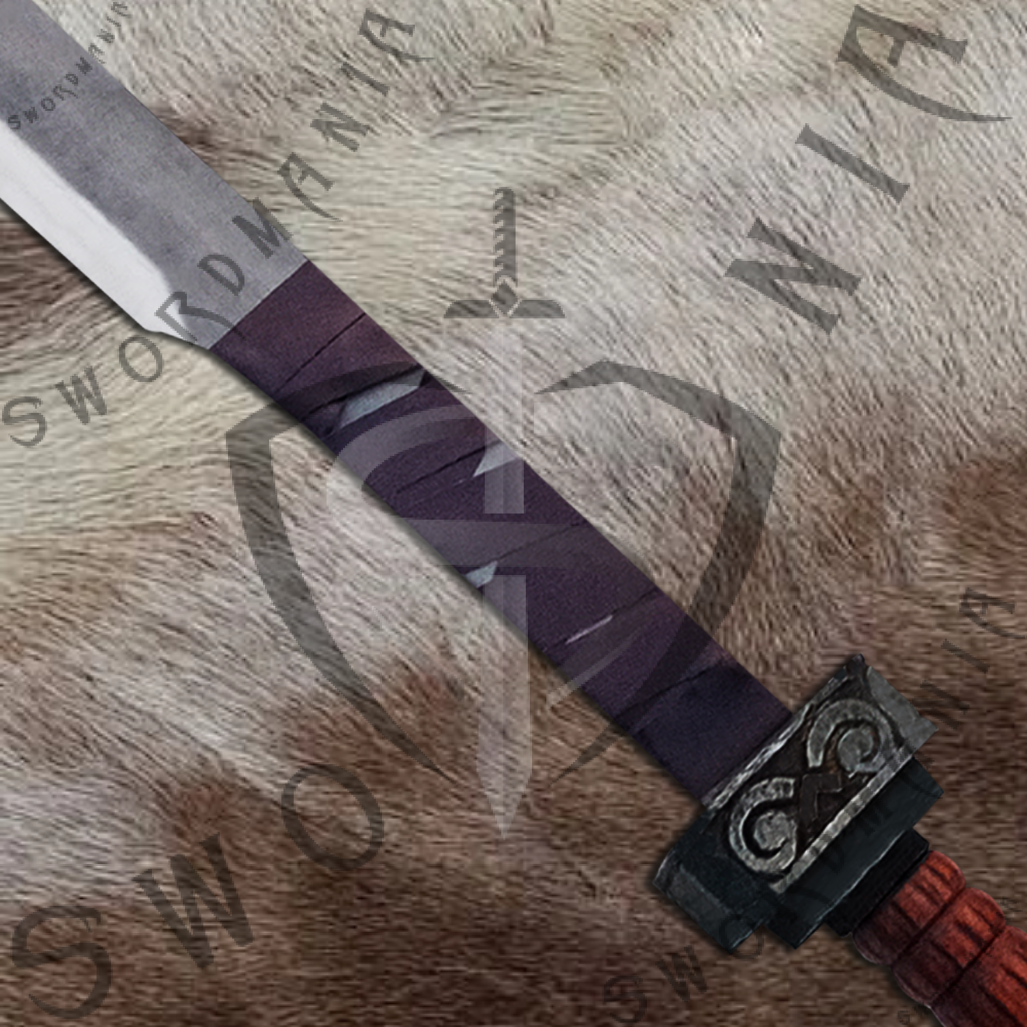 guard of dismounter sword features hand engraved designs