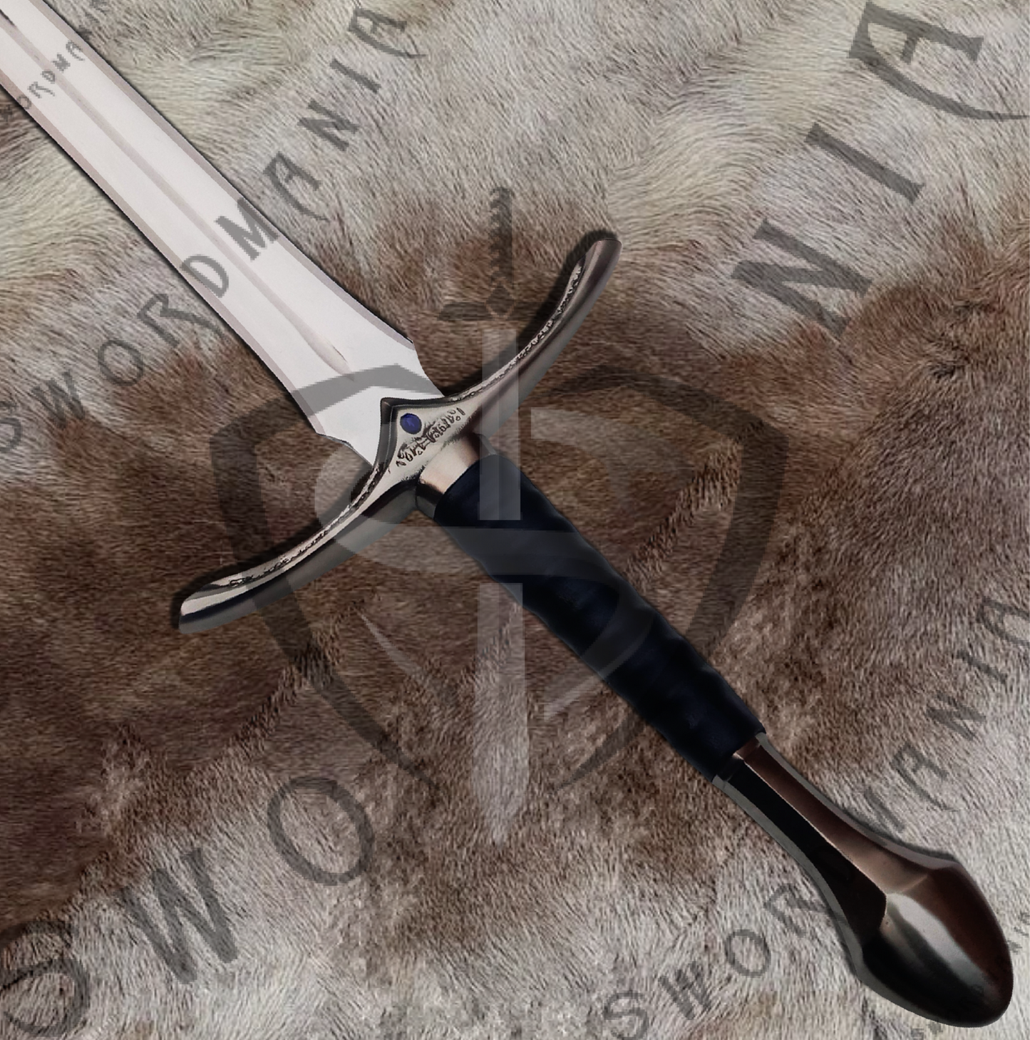 The black glamdring hilt additionally has elvish inscriptions on it to adore the high polish blade that pays homage to Turgon, the original owner as described by Elrond in The Hobbit.