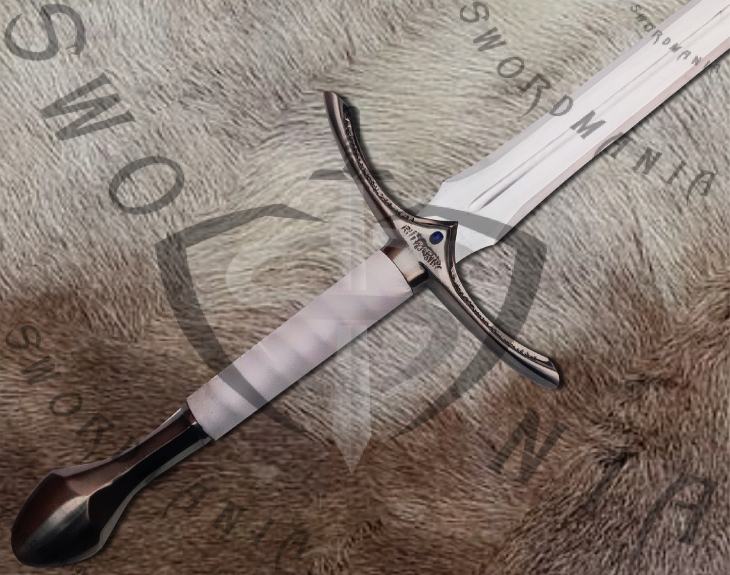The hilt additionally has elvish inscriptions on it to adore the high polish blade that pays homage to Turgon, the original owner as described by Elrond in The Hobbit.