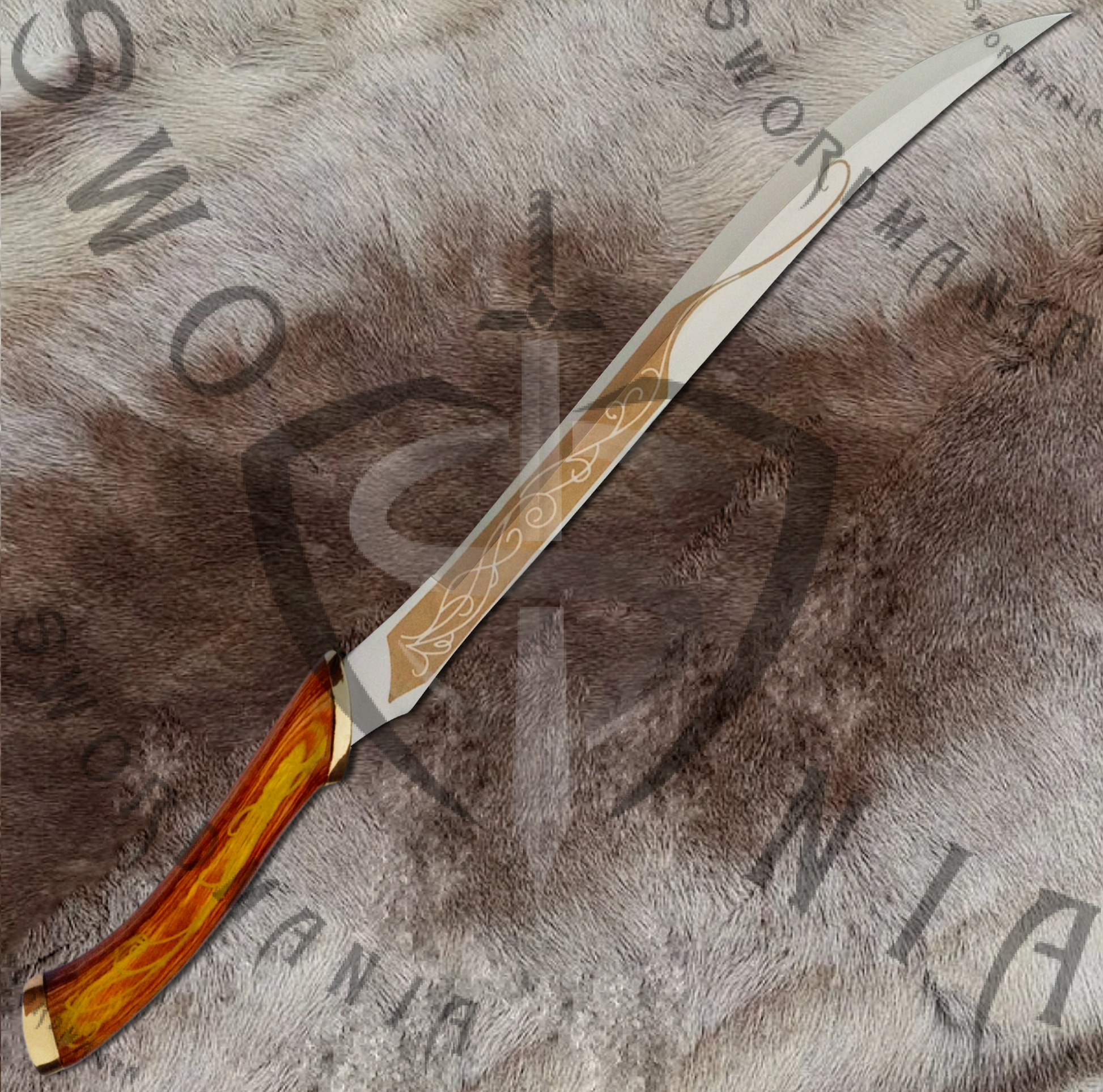 we forged this iconic fanatasy sword replica of Fighting Knives of Legolas son of Thranduil from functional battle ready steels like high carbon steel,damascus and 5160 spring steelwe forged this iconic fanatasy sword replica of Fighting Knives of Legolas son of Thranduil from functional battle ready steels like high carbon steel,damascus and 5160 spring steel.