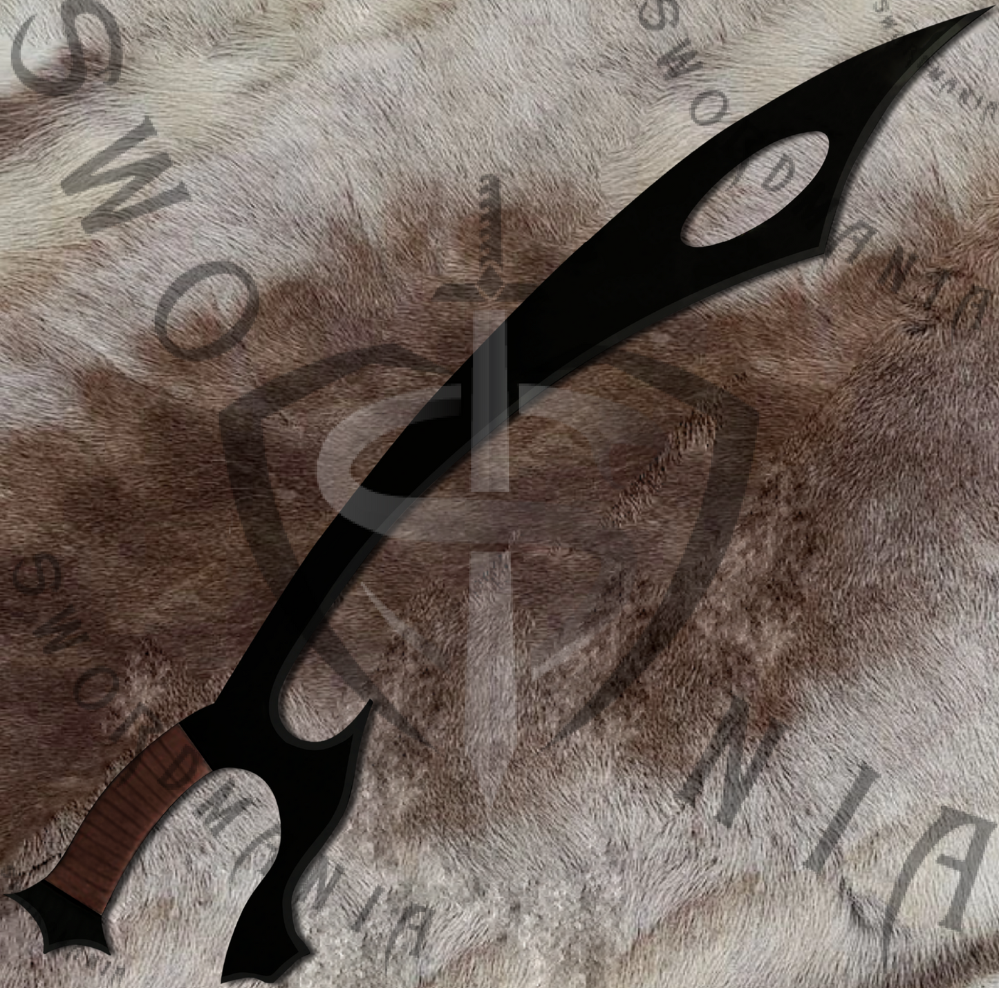 The forged blade features the exquisite high polish finish that is edged and for its safety during carriage and cosplay, we offer a free complimentary stitched sheath with pure leather to perfectly couple the high quality of the knife.