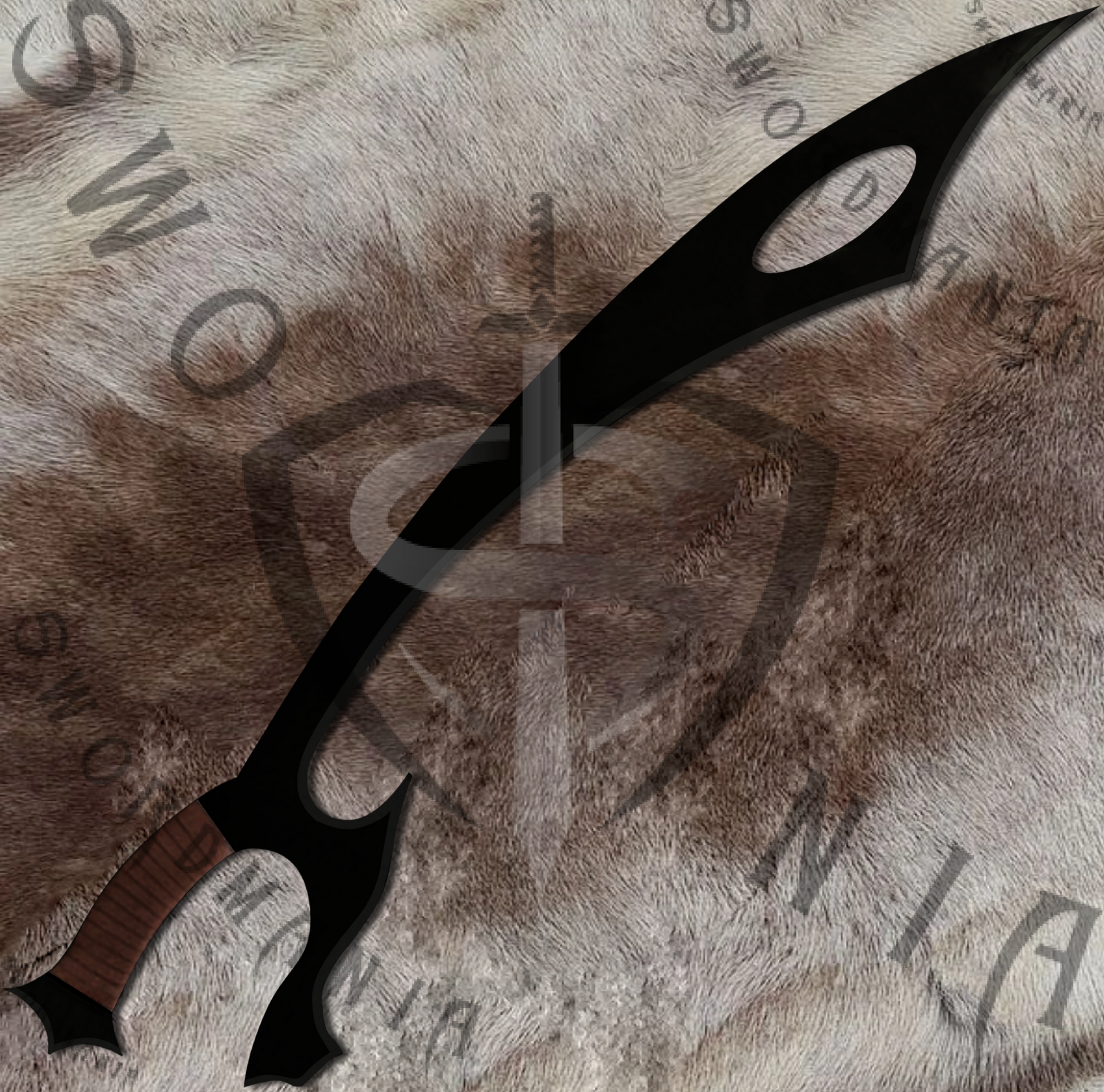 The forged blade features the exquisite high polish finish that is edged and for its safety during carriage and cosplay, we offer a free complimentary stitched sheath with pure leather to perfectly couple the high quality of the knife.