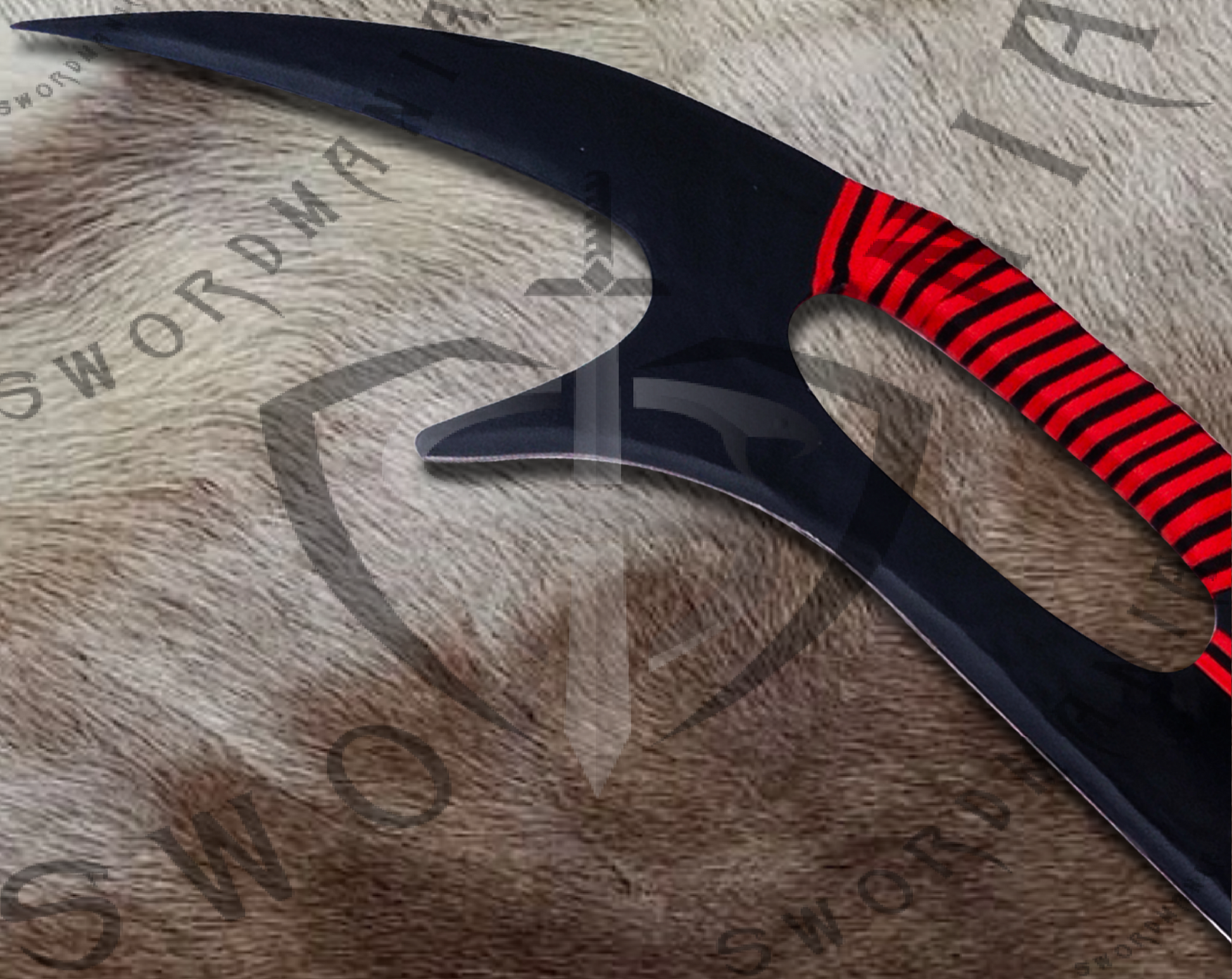 The forged blade features the exquisite high polish finish. This  Sword has table plaque and leather scabbard that is stitched leather.