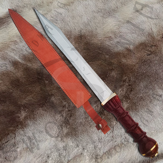 Gladiator II Roman Maximus Short Sword with Wall Plaque and Scabbard