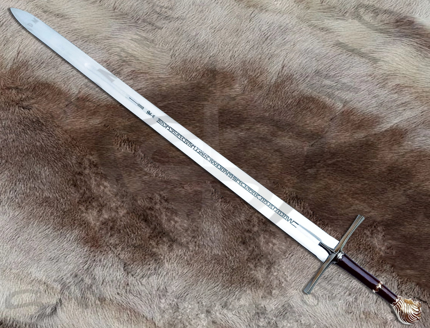 Chronicles of Narnia Rhindon Sword of High King Peter with Wall Plaque and Scabbard