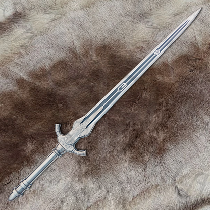 Dark Souls Moonlight Greatsword of Artorias with Wall Plaque and Sheath