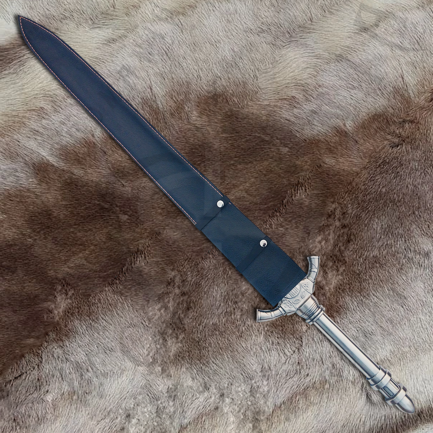 Dark Souls Moonlight Greatsword of Artorias with Wall Plaque and Sheath