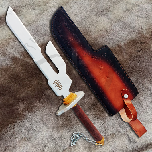 Jujutsu Kaisen Toji Inverted Spear of Heaven Dagger with Plaque and Scabbard
