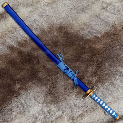 Bleach Pantera Zanpakuto Grimmjow's  Sword with Wall Plaque and Scabbard