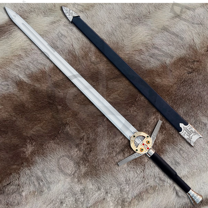 Witcher Movie Replica Geralt's Sword with Wall Plaque and Scabbard-SM993