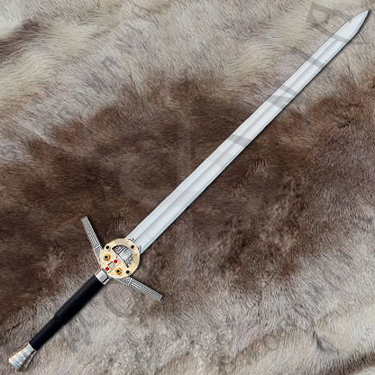 Witcher Movie Replica Geralt's Sword with Wall Plaque and Scabbard-SM993