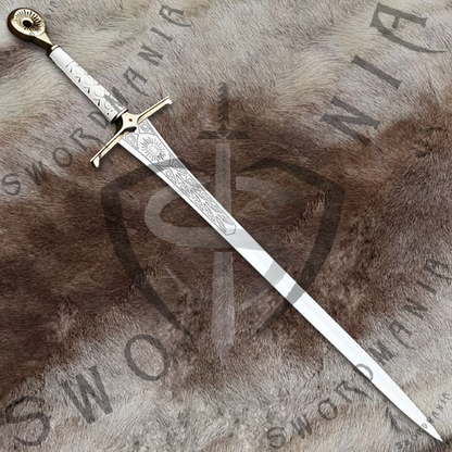 high carbon steel replica of elendil's narsil sword from ring of power amazon prime