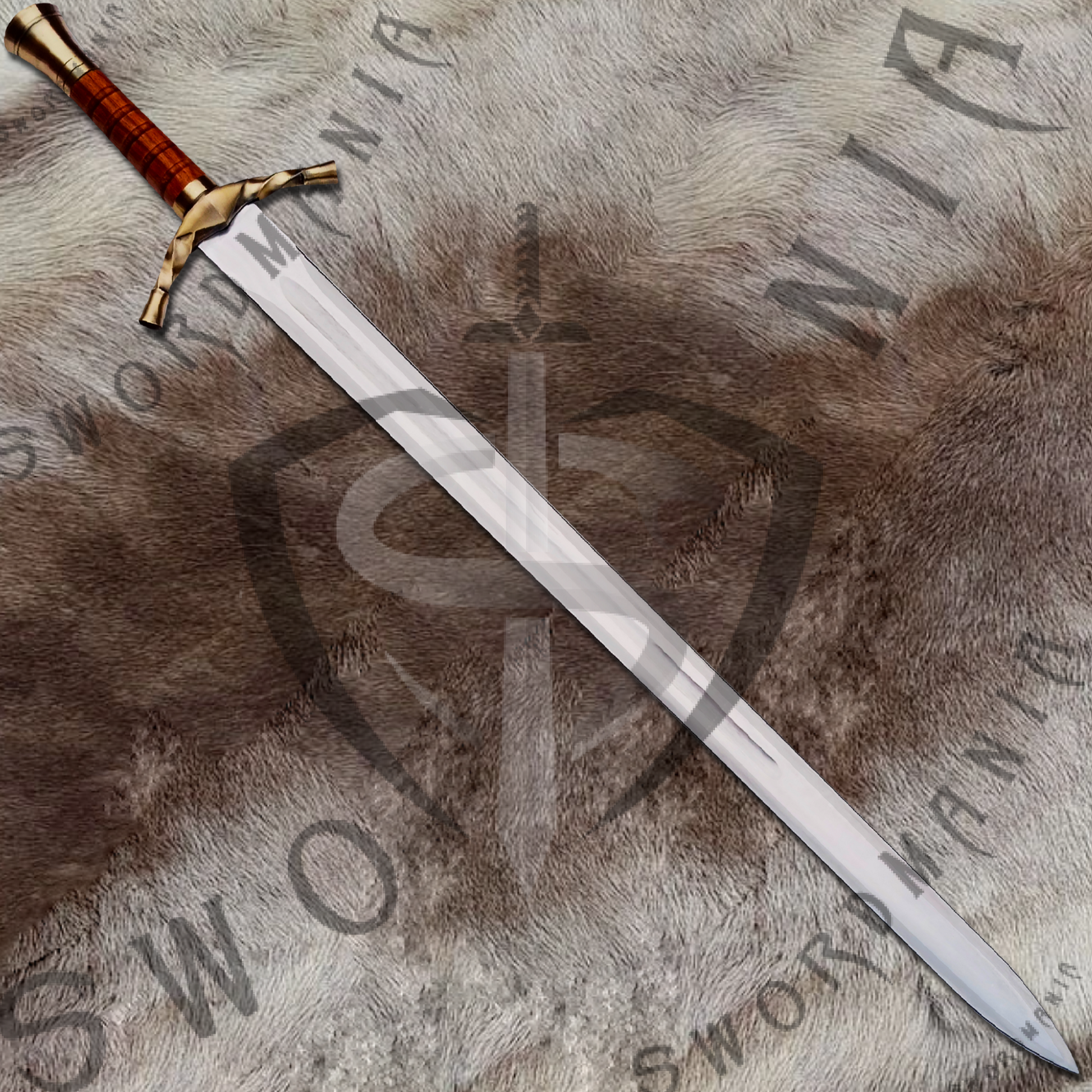 Boromir replica sword is handmade, hand forged full tang 38in full scale sword with a high polish finished blade that is edged and forged fanatasy sword replica of boromir sword from functional battle ready steels like high carbon steel,damascus and 5160 spring steel.