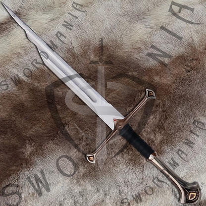 Fellowship Handle Shred of Narsil Sword of Elendil with Wall Plaque