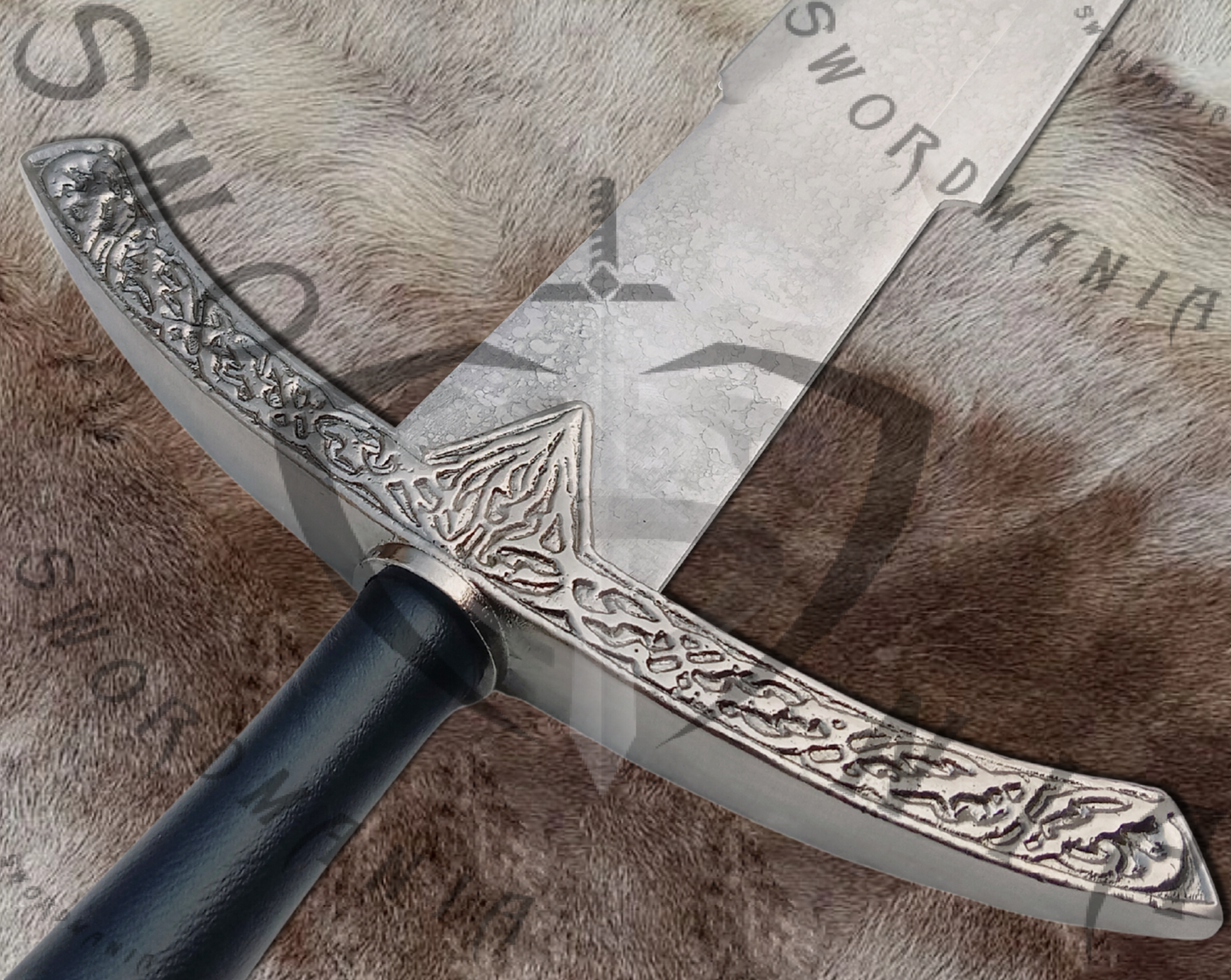 The hilt additionally has Mordor inscriptions on it to couple with acidic finish of blade that pays homage to Sauron's Commander, the Dark Lord as in Lord of The Rings