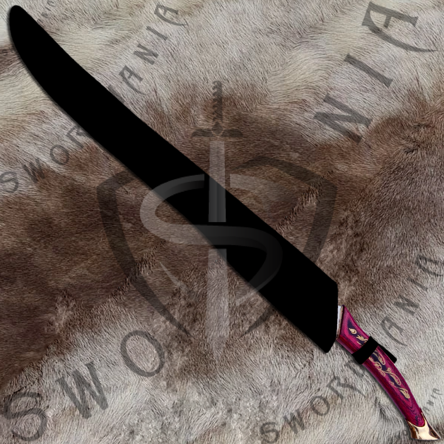 Arwen replica sword is handmade, hand forged full tang 39in full scale sword with a high polish finished blade that is edged and for its safety during carriage and cosplay, we offer a free complimentary finely crafted sheath stitched with pure leather to perfectly couple the high quality manufacturing of the sword of hadhafang .