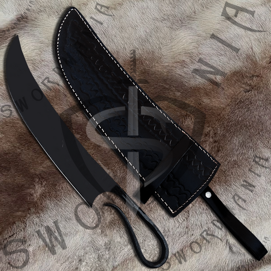 Elden Ring Butchering knife with Plaque and Scabbard- SM4112