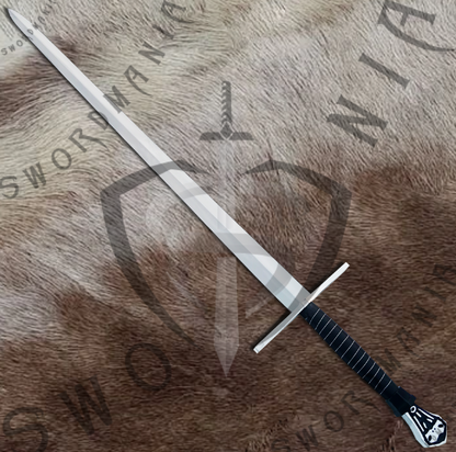 Witcher Geralt's Viper Steel Sword with Wall Plaque and Scabbard-SM977