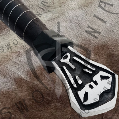 Witcher Geralt's Viper Steel Sword with Wall Plaque and Scabbard-SM977