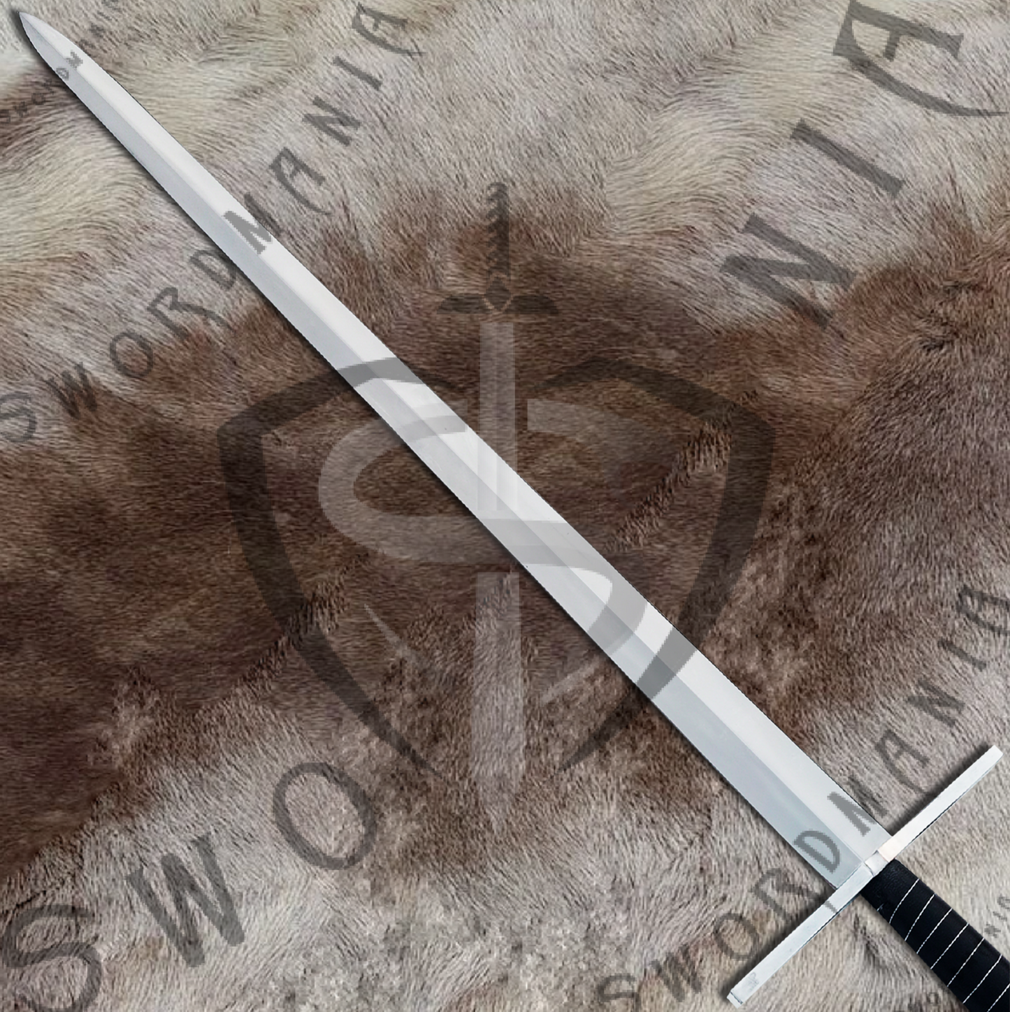 Witcher Geralt's Viper Steel Sword with Wall Plaque and Scabbard-SM977