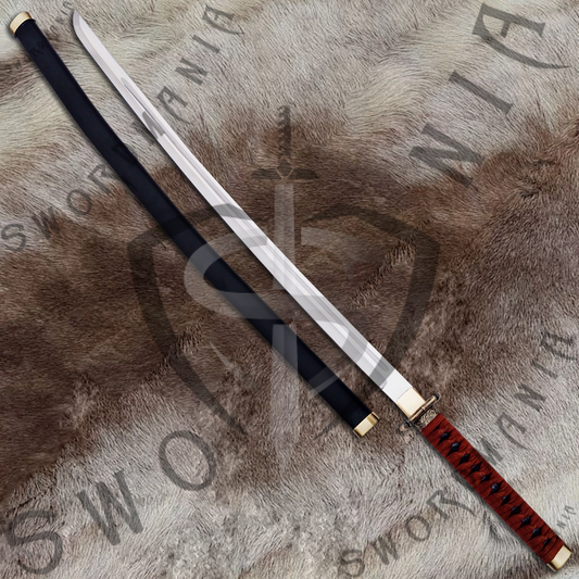 Elden Ring Uchigatana Sword with Wall Plaque and Scabbard